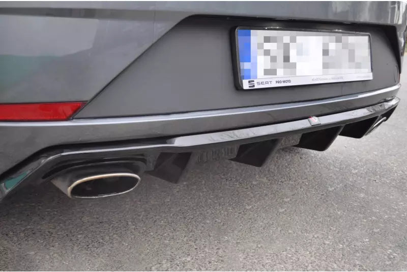 Maxton Design Heckdiffusor für Seat Leon 3 (Typ 5F) Cupra Facelift Hochglanz schwarz – Ansicht 1