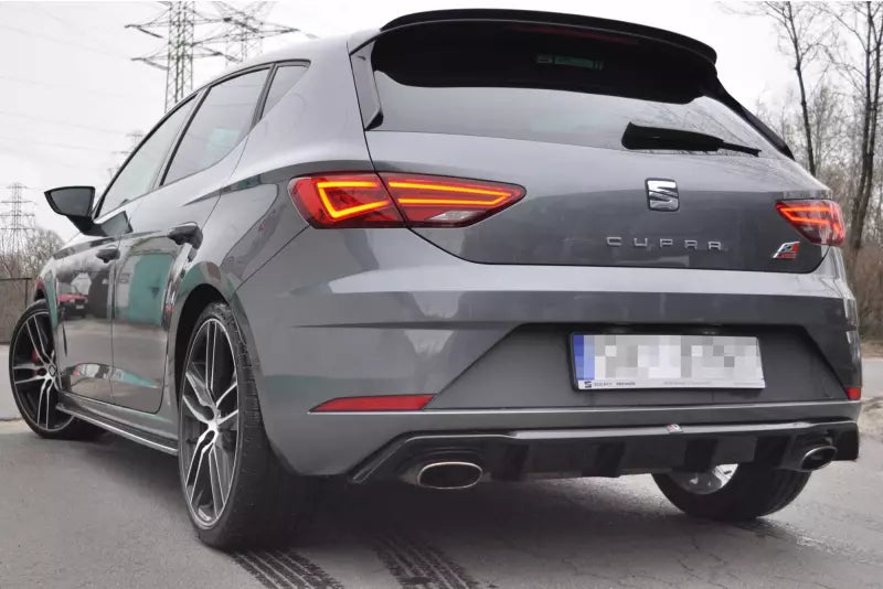 Maxton Design Heckdiffusor für Seat Leon 3 (Typ 5F) Cupra Facelift Hochglanz schwarz – Ansicht 3