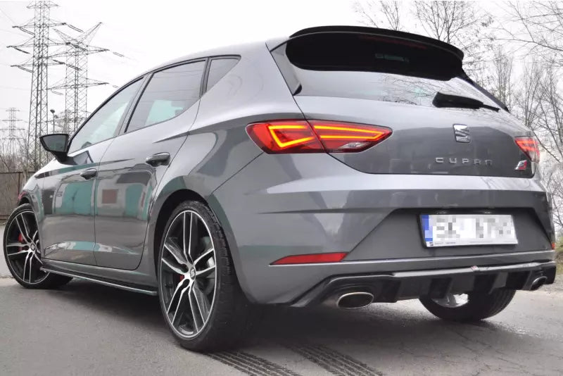 Maxton Design Heckdiffusor für Seat Leon 3 (Typ 5F) Cupra Facelift Hochglanz schwarz – Ansicht 4