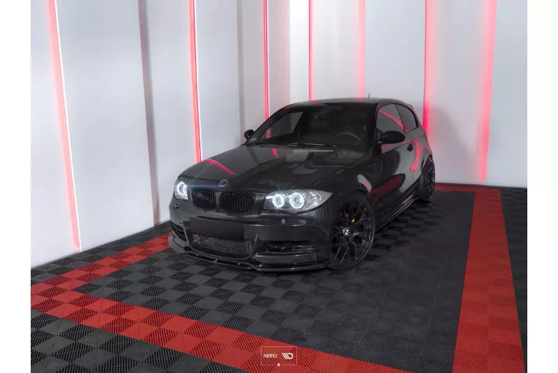 Maxton Design Seitenschweller (Paar) für BMW 1er E81 / E87 Facelift Hochglanz schwarz – Ansicht 2