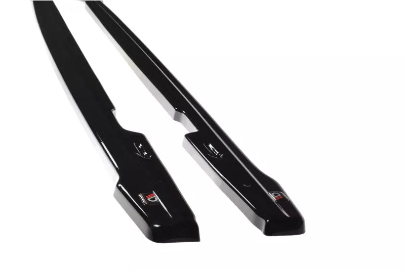 Maxton Design Seitenschweller (Paar) für BMW 1er E81 / E87 Facelift Hochglanz schwarz – Ansicht 4