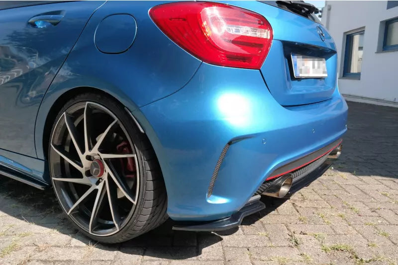 Maxton Design Diffusor Flaps für Mercedes W176 AMG-Line Hochglanz schwarz – Ansicht 2