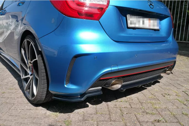 Maxton Design Heckdiffusor V.2 für Mercedes W176 AMG-Line vor Facelift Hochglanz schwarz – Ansicht 2
