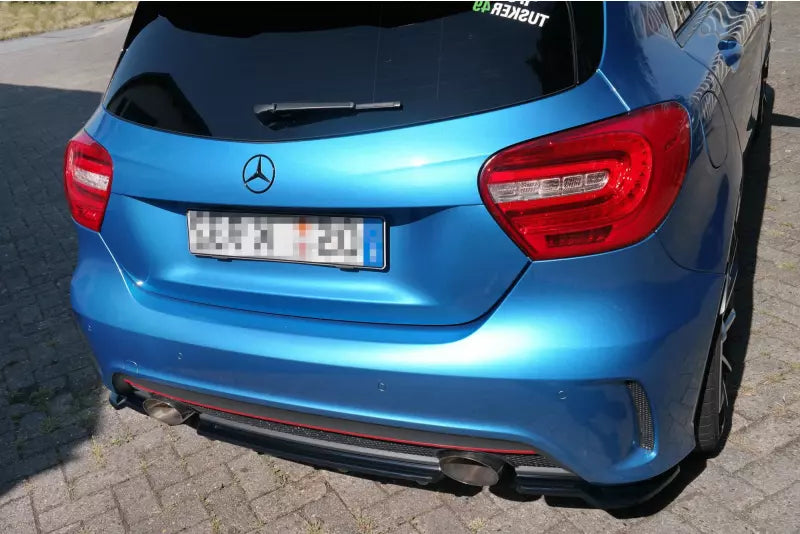 Maxton Design Heckdiffusor V.2 für Mercedes W176 AMG-Line vor Facelift Hochglanz schwarz – Ansicht 3
