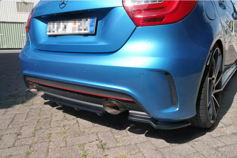 Maxton Design Heckdiffusor V.2 für Mercedes W176 AMG-Line vor Facelift Hochglanz schwarz – Ansicht 4