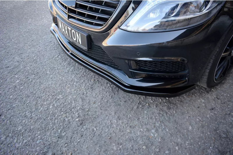 Maxton Design Frontlippe V.1 für Mercedes S-Klasse W222 AMG-Line Hochglanz schwarz – Ansicht 3