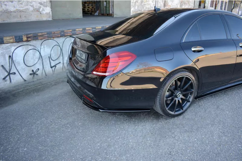 Maxton Design Heckdiffusor für Mercedes S-Klasse W222 AMG-Line Hochglanz schwarz – Ansicht 2
