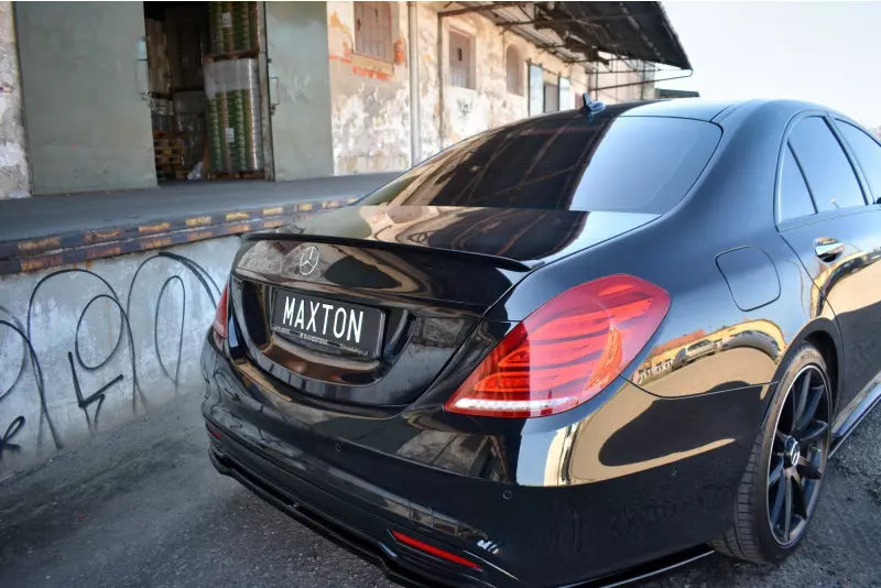 Maxton Design Heckspoiler Lippe für Mercedes S-Klasse W222 Hochglanz schwarz – Ansicht 4