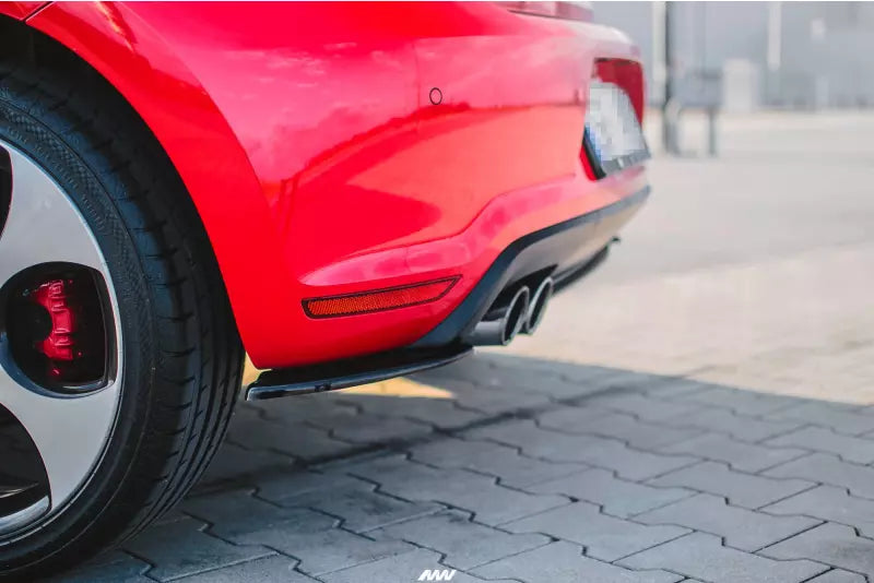 Maxton Design Diffusor Flaps für VW Polo 5 GTI 6R vor Facelift Hochglanz schwarz – Ansicht 2