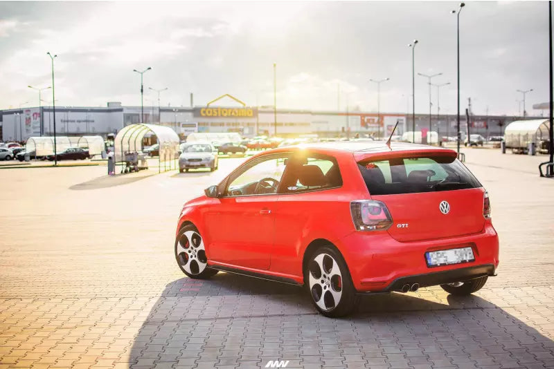 Maxton Design Diffusor Flaps für VW Polo 5 GTI 6R vor Facelift Hochglanz schwarz – Ansicht 3