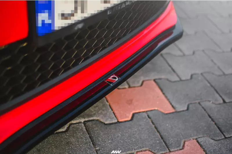 Maxton Design Frontlippe V.2 für VW Polo 5 GTI 6R vor Facelift Hochglanz schwarz – Ansicht 2