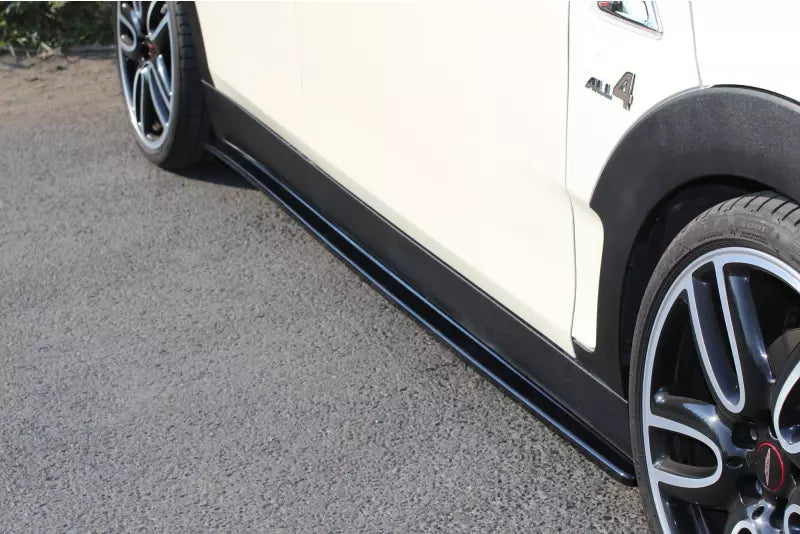 Maxton Design Seitenschweller (Paar) für Mini Clubman S Mk2 (F54) JCW Hochglanz schwarz – Ansicht 2