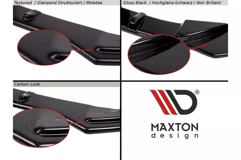 Maxton Design Seitenschweller (Paar) für Mini Clubman S Mk2 (F54) JCW Hochglanz schwarz – Ansicht 3
