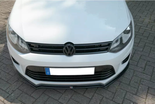 Maxton Design Frontlippe für VW Polo WRC Mk5 Hochglanz schwarz – Ansicht 1
