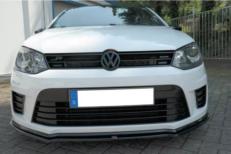 Maxton Design Frontlippe für VW Polo WRC Mk5 Hochglanz schwarz – Ansicht 2