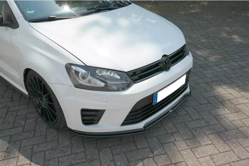 Maxton Design Frontlippe für VW Polo WRC Mk5 Hochglanz schwarz – Ansicht 3