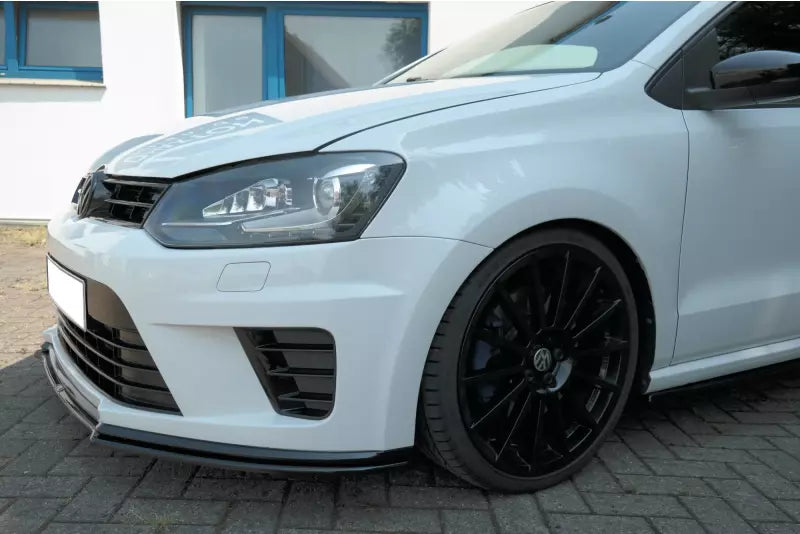 Maxton Design Frontlippe für VW Polo WRC Mk5 Hochglanz schwarz – Ansicht 4