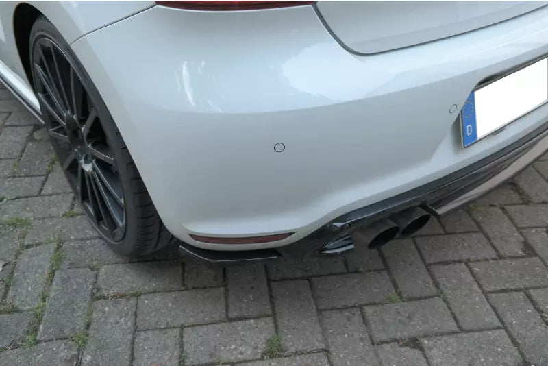 Maxton Design Diffusor Flaps für VW Polo WRC Mk5 Hochglanz schwarz – Ansicht 1