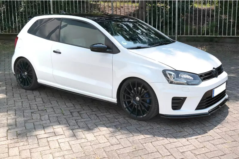 Maxton Design Seitenschweller (Paar) für VW Polo WRC Mk5 Hochglanz schwarz – Ansicht 4