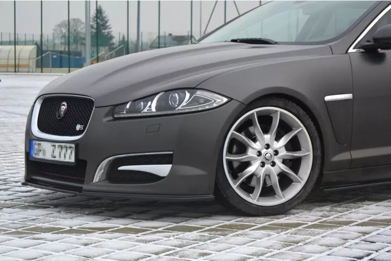 Maxton Design Frontlippe für Jaguar XF X250 Hochglanz schwarz – Ansicht 3
