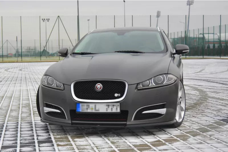 Maxton Design Frontlippe für Jaguar XF X250 Hochglanz schwarz – Ansicht 4