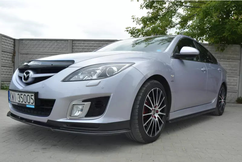 Maxton Design Frontlippe für Mazda 6 Mk2 vor Facelift Hochglanz schwarz – Ansicht 3