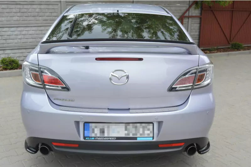 Maxton Design Diffusor Flaps für Mazda 6 Mk2 vor Facelift Hochglanz schwarz – Ansicht 2