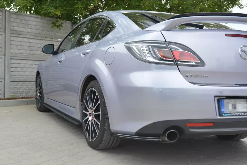 Maxton Design Diffusor Flaps für Mazda 6 Mk2 vor Facelift Hochglanz schwarz – Ansicht 4