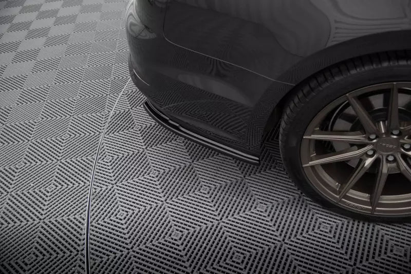 Maxton Design Diffusor Flaps für Audi A5 B9 F5 S-Line Sportback Hochglanz schwarz – Ansicht 3