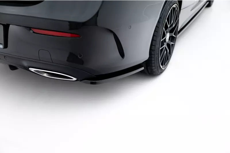 Maxton Design Diffusor Flaps für Mercedes C-Klasse W205 Coupe AMG-Line Hochglanz schwarz – Ansicht 1