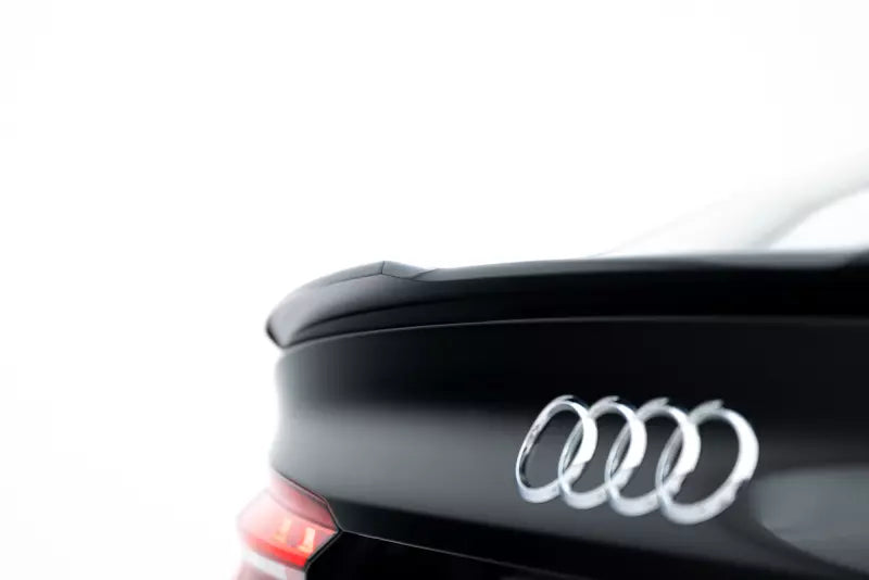 Maxton Design Heckspoiler Lippe V.1 für Audi A5 / S5 / A5 S-Line B9 F5 Sportback (2016-2024) Hochglanz schwarz – Ansicht 3