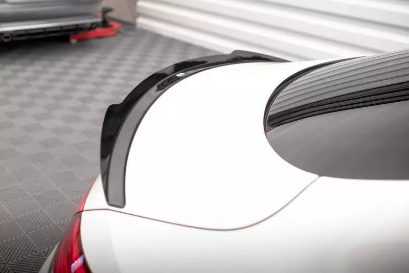 Maxton Design Heckspoiler Lippe für Mercedes C-Klasse C205 Coupe AMG-Line (2015-2021) Hochglanz schwarz – Ansicht 3