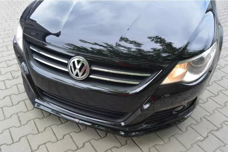 Maxton Design Frontlippe V.2 für VW Passat CC Standard Hochglanz schwarz – Ansicht 2