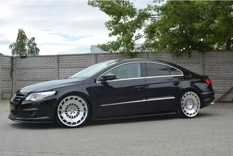 Maxton Design Seitenschweller (Paar) für VW Passat CC Standard Hochglanz schwarz – Ansicht 3