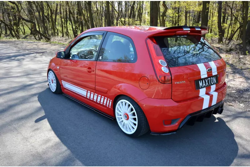 Maxton Design Seitenschweller (Paar) für Ford Fiesta ST Mk6 Hochglanz schwarz – Ansicht 2