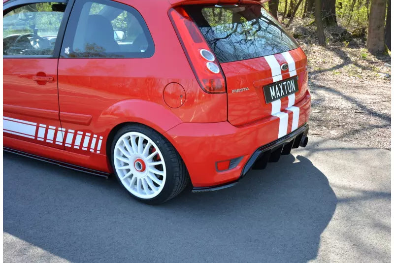 Maxton Design Diffusor Flaps für Ford Fiesta ST Mk6 Hochglanz schwarz – Ansicht 1