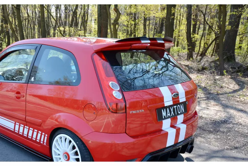 Maxton Design Heckspoiler Lippe V.1 für Ford Fiesta ST Mk6 Hochglanz schwarz – Ansicht 2