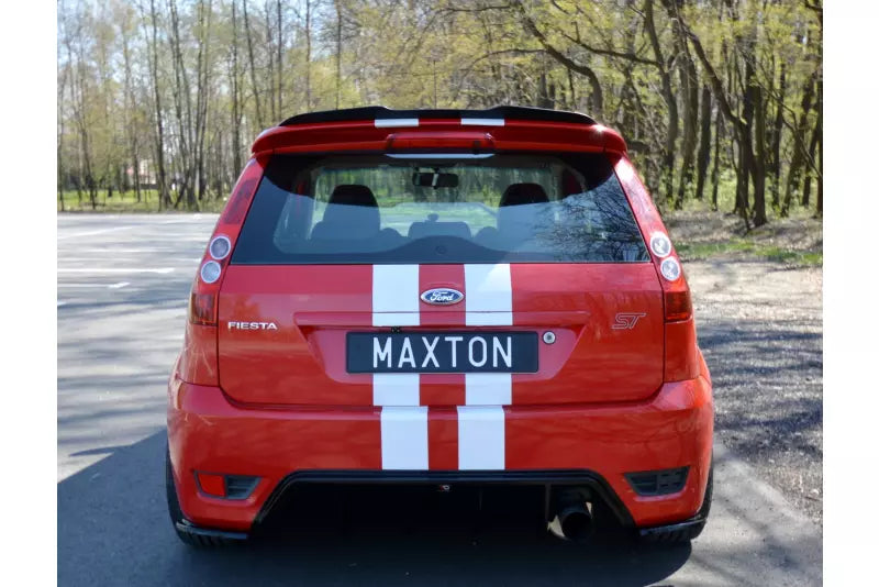 Maxton Design Heckspoiler Lippe V.1 für Ford Fiesta ST Mk6 Hochglanz schwarz – Ansicht 3
