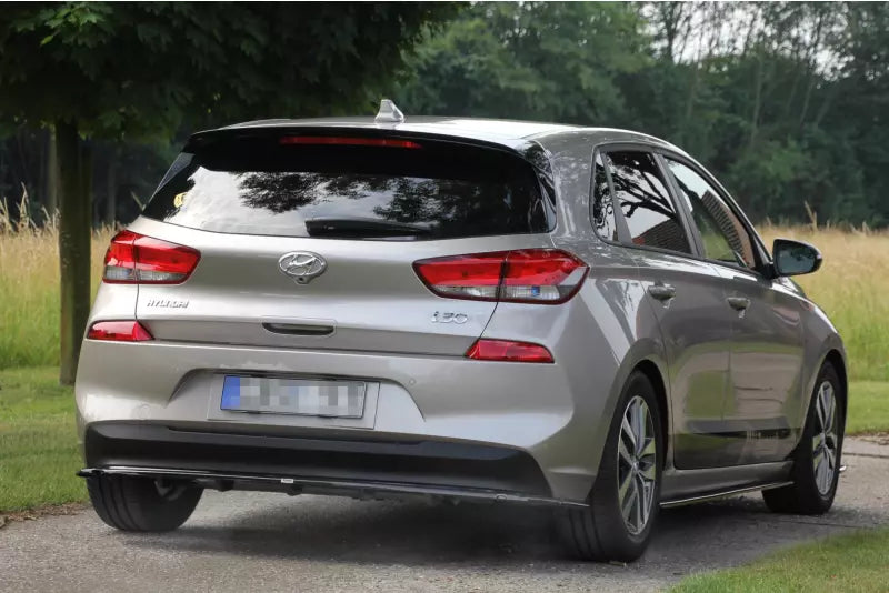Maxton Design Heckdiffusor DTM Look für Hyundai I30 Mk3 Hatchback Hochglanz schwarz – Ansicht 2