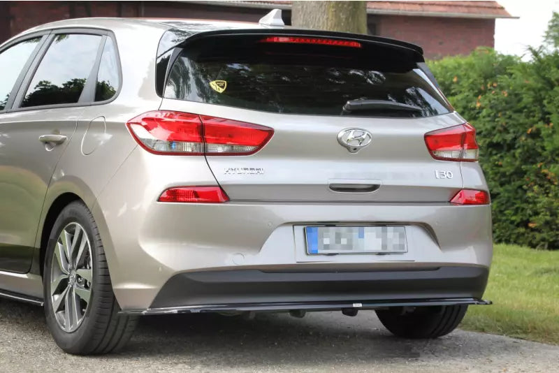 Maxton Design Heckdiffusor DTM Look für Hyundai I30 Mk3 Hatchback Hochglanz schwarz – Ansicht 4