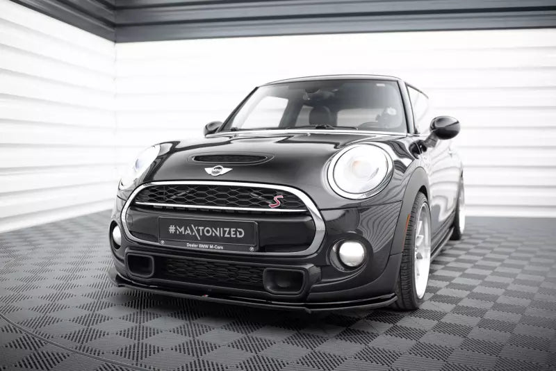 Maxton Design Frontlippe für Mini Cooper S Mk3 (F56) Hochglanz schwarz – Ansicht 1