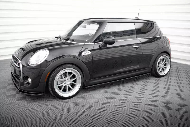Maxton Design Seitenschweller (Paar) für Mini Cooper S Mk3 (F56) Hochglanz schwarz – Ansicht 1