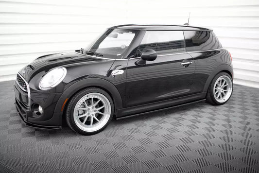 Maxton Design Seitenschweller (Paar) für Mini Cooper S Mk3 (F56) Hochglanz schwarz – Ansicht 1