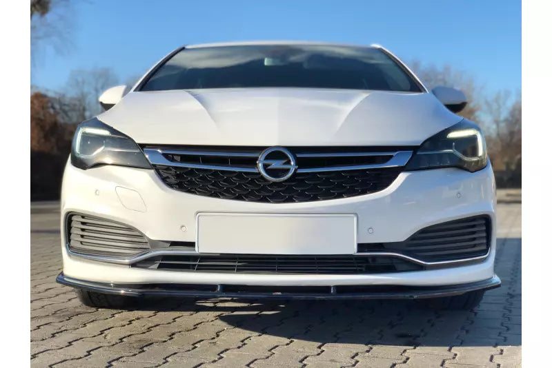 Maxton Design Frontlippe V.1 für Opel Astra K OPC-Line Hochglanz schwarz – Ansicht 2