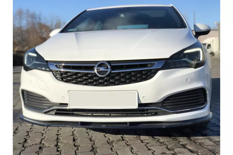 Maxton Design Frontlippe V.1 für Opel Astra K OPC-Line Hochglanz schwarz – Ansicht 4