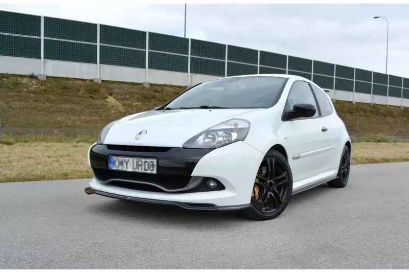Maxton Design Frontlippe V.1 für Renault Clio 3 RS Facelift Hochglanz schwarz – Ansicht 2
