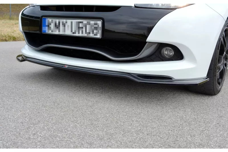 Maxton Design Frontlippe V.1 für Renault Clio 3 RS Facelift Hochglanz schwarz – Ansicht 3