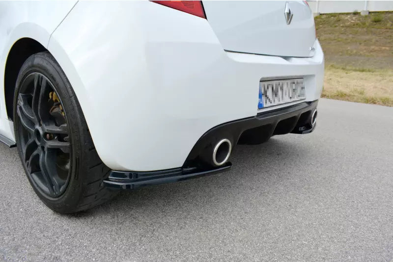 Maxton Design Diffusor Flaps für Renault Clio 3 RS Facelift Hochglanz schwarz – Ansicht 1