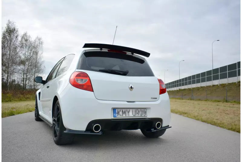 Maxton Design Diffusor Flaps für Renault Clio 3 RS Facelift Hochglanz schwarz – Ansicht 2