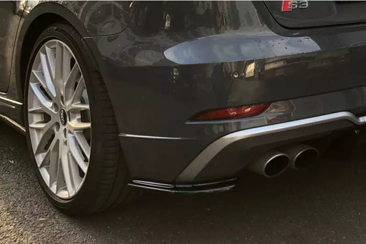 Maxton Design Diffusor Flaps für Audi S3 8V Facelift Hochglanz schwarz – Ansicht 1